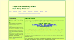 Desktop Screenshot of captive-bred-reptiles.co.uk