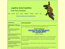 Tablet Screenshot of captive-bred-reptiles.co.uk